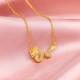 Golden Dragon Year Luck Chain Necklace Pendant Golden Dragon Year Luck Chain Necklace Pendant