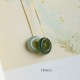 Round Jade Peace Buckle Luck Necklace Pendant Round Jade Peace Buckle Luck Necklace Pendant