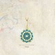 925 Sterling Silver Turquoise Zircon Protection Necklace 925 Sterling Silver Turquoise Zircon Protection Necklace