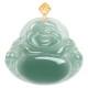 Laughing Buddha Natural Jade Prosperity Necklace