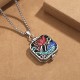 Koi Lotus Copper Coins Ghau Prayer Box Necklace Koi Lotus Copper Coins Ghau Prayer Box Necklace