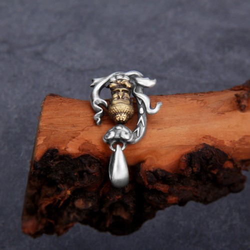 Sterling Silver Zen Buddha Compassion Necklace Pendant
