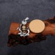 Sterling Silver Zen Buddha Compassion Necklace Pendant