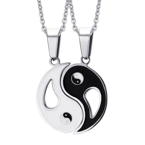 Yin Yang Couple Pendant Necklace Yin Yang Couple Pendant Necklace