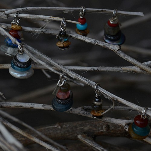 Zen Cairn Labradorite Crystal Calm Necklace