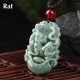 Natural Jade 12 Chinese Zodiac Prosperity Necklace Natural Jade 12 Chinese Zodiac Prosperity Necklace