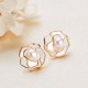 925 Silver Pearl Camellia Happiness Necklace 925 Silver Pearl Camellia Happiness Necklace