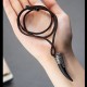 925 Silver Black Obsidian Wolf Tooth Strength Necklace 925 Silver Black Obsidian Wolf Tooth Strength Necklace