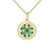 Sterling Silver Lotus Flower Enlightenment Rotatable Pendant Sterling Silver Lotus Flower Enlightenment Rotatable Pendant
