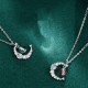Strawberry Quartz Blue Crystal Love Healing Necklace