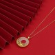 White Jade Koi Fish Titanium Steel Prosperity Necklace White Jade Koi Fish Titanium Steel Prosperity Necklace