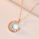925 Silver Moonstone Love Necklace Pendant 925 Silver Moonstone Love Necklace Pendant