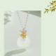 925 Silver Chalcedony Twelve Months Flower Harmony Pendant 925 Silver Chalcedony Twelve Months Flower Harmony Pendant
