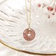 Strawberry Quartz Healing Necklace Pendant Strawberry Quartz Healing Necklace Pendant