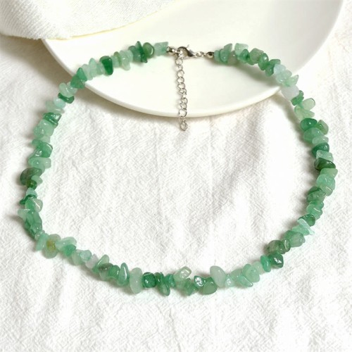 Natural Crystal Stone Luck Necklace Pendant Natural Crystal Stone Luck Necklace Pendant