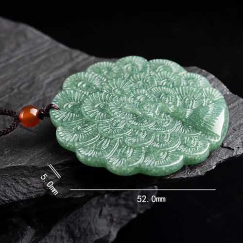 Jade Peacock Luck Prosperity Necklace Pendant Jade Peacock Luck Prosperity Necklace Pendant