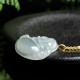 Laughing Buddha Jade 18K Gold Abundance Pendant Laughing Buddha Jade 18K Gold Abundance Pendant