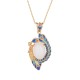 White Jade Peacock Copper Blessing Necklace Pendant White Jade Peacock Copper Blessing Necklace Pendant