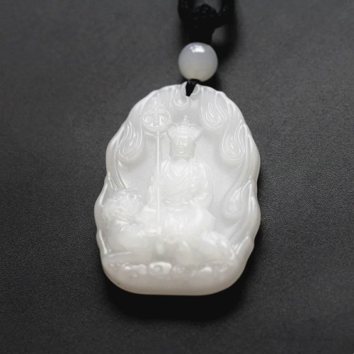 Ksitigarbha Buddha Liuli Serenity Necklace Ksitigarbha Buddha Liuli Serenity Necklace