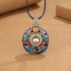 Dragon Year Colorful Bead Copper Protection Necklace Pendant Dragon Year Colorful Bead Copper Protection Necklace Pendant