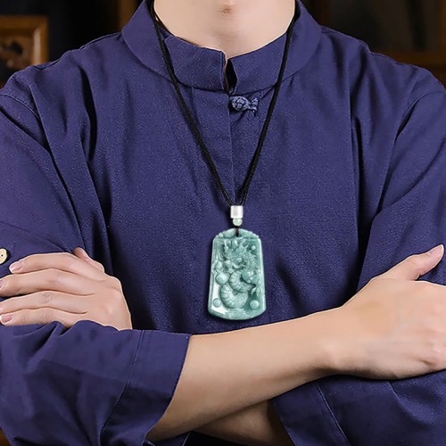 Year of the Dragon Jade Strength Necklace Pendant Year of the Dragon Jade Strength Necklace Pendant