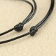 Red Agate Bead Confidence Leather Necklace Red Agate Bead Confidence Leather Necklace