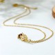 Natural Garnet Pixiu Fortune Necklace Natural Garnet Pixiu Fortune Necklace