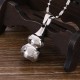 Tibetan Yin Yang Gourd Harmony Titanium Necklace