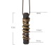 Tibet Ebony Wood Copper Peace Necklace Tibet Ebony Wood Copper Peace Necklace