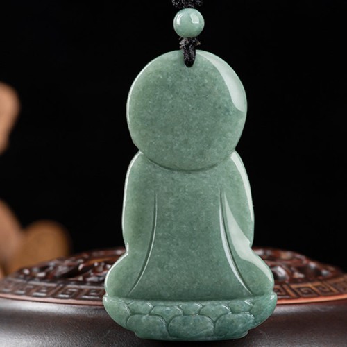 Amitabha Buddha Jade Amulet Necklace Pendant Amitabha Buddha Jade Amulet Necklace Pendant