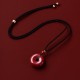 Cinnabar Peace Buckle Calm Blessing Necklace Cinnabar Peace Buckle Calm Blessing Necklace