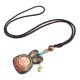 Tibet Ebony Five God of Wealth Necklace