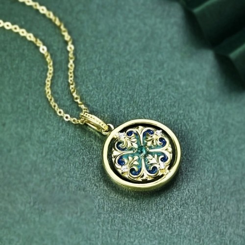 Sterling Silver Lotus Flower Enlightenment Rotatable Pendant Sterling Silver Lotus Flower Enlightenment Rotatable Pendant