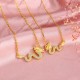 Golden Dragon Year Luck Chain Necklace Pendant Golden Dragon Year Luck Chain Necklace Pendant