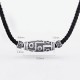 999 Silver Nine-Eye Dzi Bead Protection Necklace 999 Silver Nine-Eye Dzi Bead Protection Necklace