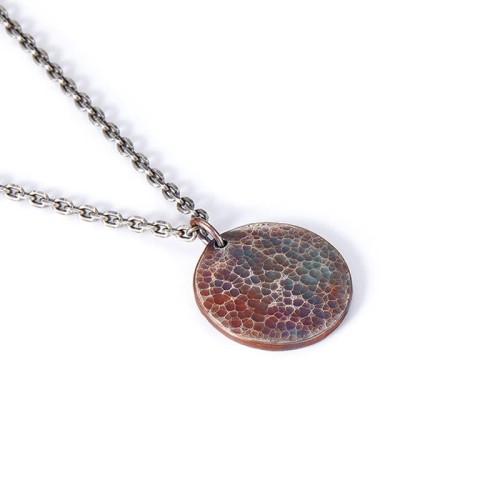 990 Sterling Silver Yin Yang Water Fire Balance Pendant