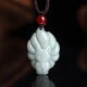 Natural Jade Nine-Tailed Fox Prosperity Necklace