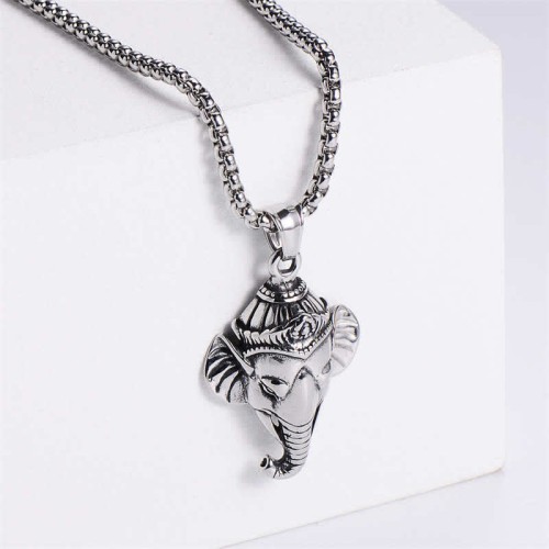 Ganesh Titanium Steel Protection Pendant Ganesh Titanium Steel Protection Pendant