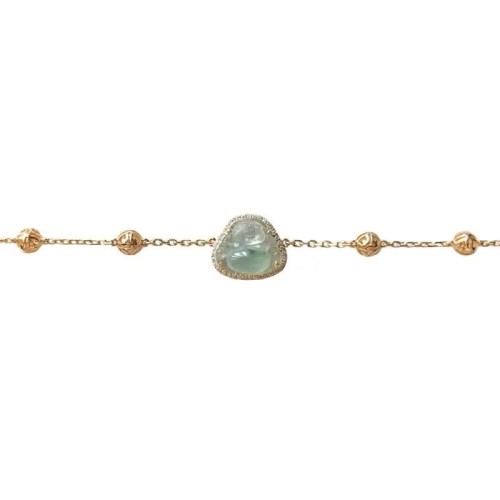 Laughing Buddha Jade Abundance Bracelet Necklace Laughing Buddha Jade Abundance Bracelet Necklace