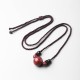 Cinnabar Stones Bead Necklace Cinnabar Stones Bead Necklace