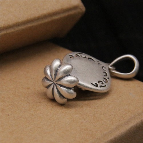 999 Sterling Silver Buddha Serenity Necklace