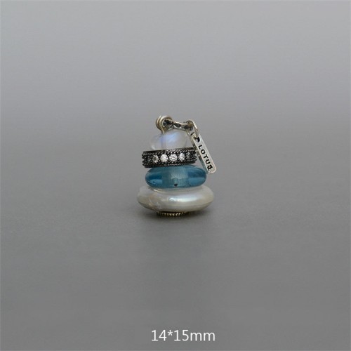 Zen Cairn Labradorite Crystal Calm Necklace