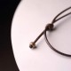 Zen Circle Ebony Wood Enlightenment Necklace Zen Circle Ebony Wood Enlightenment Necklace