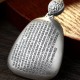 999 Silver Zodiac Natal Buddha Heart Sutra Necklace 999 Silver Zodiac Natal Buddha Heart Sutra Necklace
