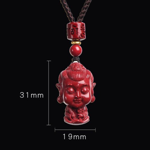 Chinese Zodiac Cinnabar Amulet Evil Spirit Protection Necklace Pendant Chinese Zodiac Cinnabar Amulet Evil Spirit Protection Necklace Pendant