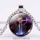12 Constellations Zodiac Moon Star Protection Necklace 12 Constellations Zodiac Moon Star Protection Necklace