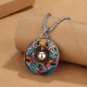 Dragon Year Colorful Bead Copper Protection Necklace Pendant Dragon Year Colorful Bead Copper Protection Necklace Pendant