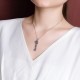 925 Sterling Silver Red Agate Cyan Jade Ruyi Blessing Necklace 925 Sterling Silver Red Agate Cyan Jade Ruyi Blessing Necklace