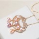 Gold-plated Pearl Chinese Lock Sincerity Necklace Gold-plated Pearl Chinese Lock Sincerity Necklace