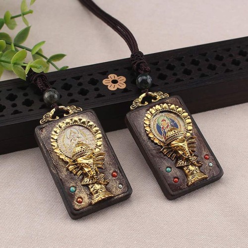 Ebony Wood Elephant God Fortune Necklace Ebony Wood Elephant God Fortune Necklace